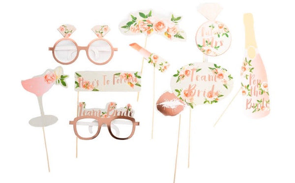 Photobooth Props (Floral Hens Party)